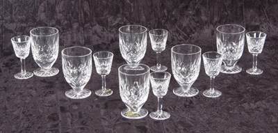 Lot 9 - A group of Waterford glass comprising six...