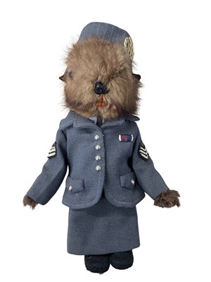 Lot 166 - A souvenir RAF gopher soft toy, in uniform....