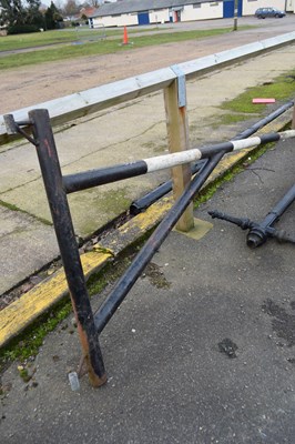 Lot 350 - Security barrier/gate, width approx 380cm