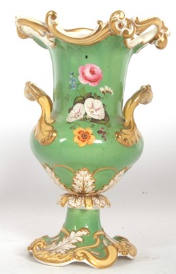 Lot 43 - A 19th Century Coalport style vase, the...