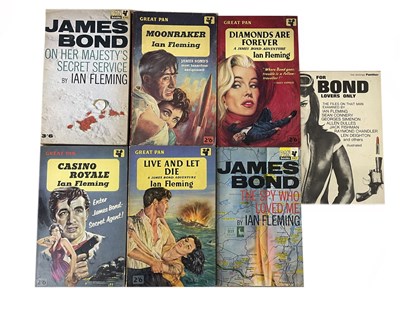 Lot 65 - A collection of 1960s James Bond novels, Pan...