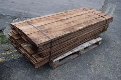 Lot 374 - Quantity of feather edge fencing boards