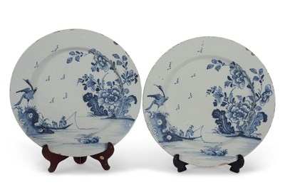 Lot 70 - A pair of 18th Century English Delft dishes,...