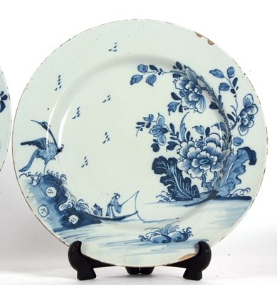 Lot 70 - A pair of 18th Century English Delft dishes,...