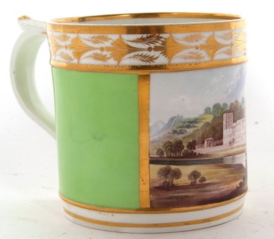 Lot 75 - A large Bloor Derby porter mug, the base with...