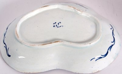 Lot 81 - A Bow Porcelain kidney shaped dish circa 1765,...