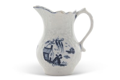 Lot 92 - A rare early Lowestoft porcelain cream jug,...