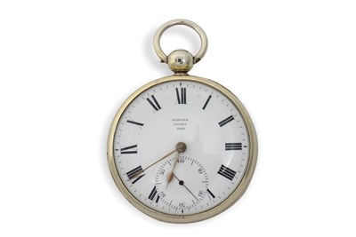 Lot 263 - A silver gilt fusee pocket watch, the case is...