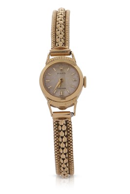 Lot 325 - An 18ct gold ladies Rolex Precision with box...