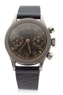 Lot 330 - A Leondas vintage chronograph gents watch, the...