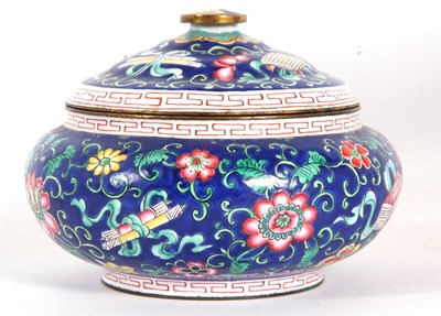 Lot 212 - A late 19th/early 20th Century Cloisonne box...