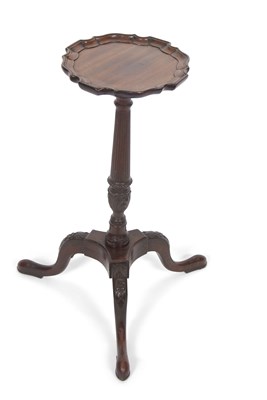 Lot 408 - A small George III wine table or kettle stand,...