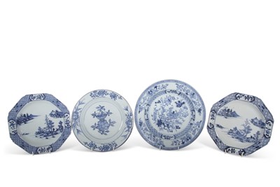 Lot 143 - A group of four 18th Century Chinese porcelain...