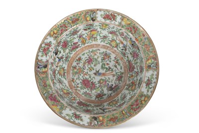 Lot 144 - 19th Century Chinese porcelain Cantonese bowl...