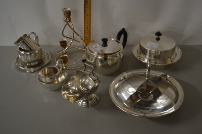 Lot 2 - Mixed Lot: Various silver plated wares and...