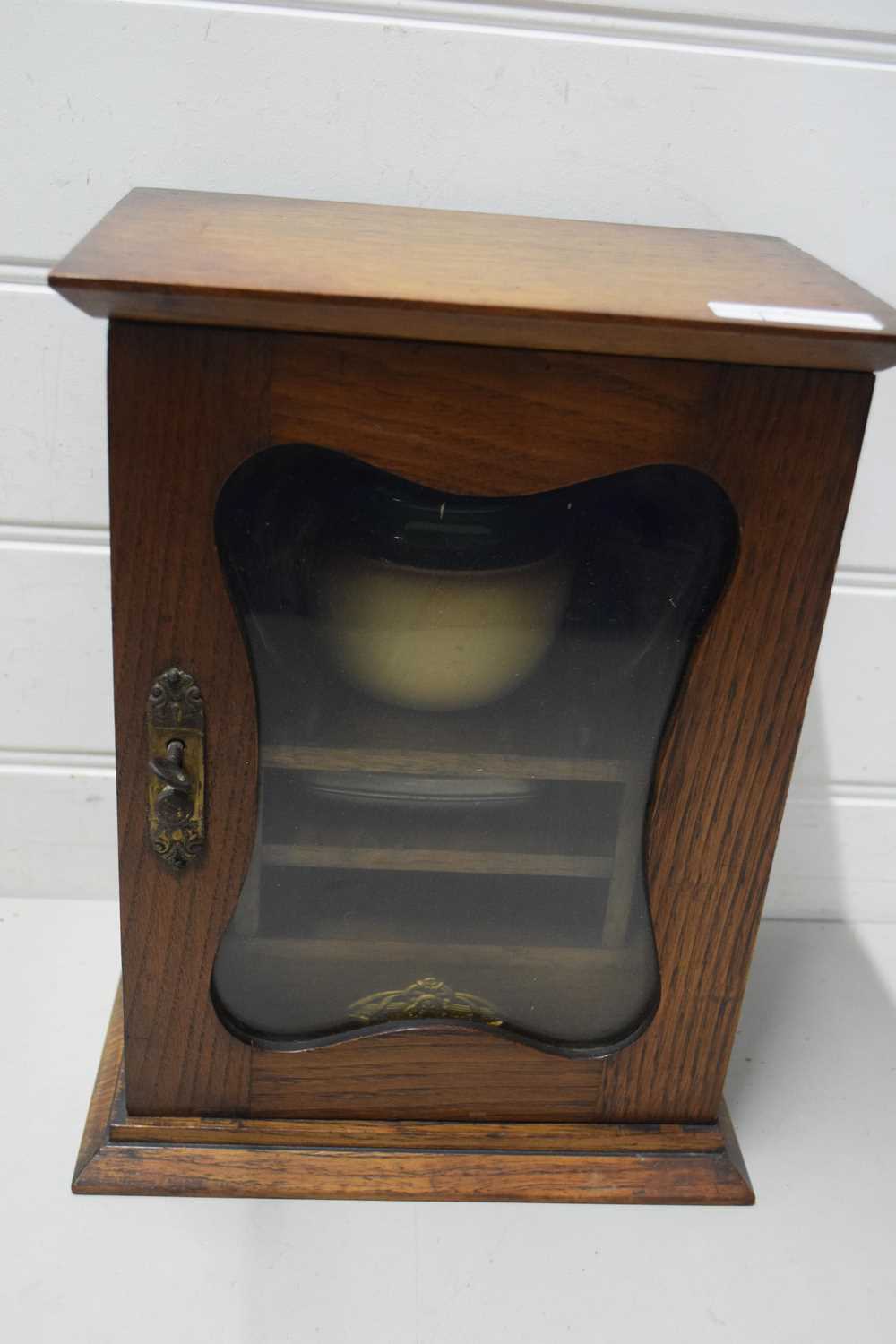 Lot 55 - SMOKERS CABINET AND CONTENTS