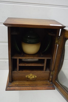 Lot 55 - SMOKERS CABINET AND CONTENTS