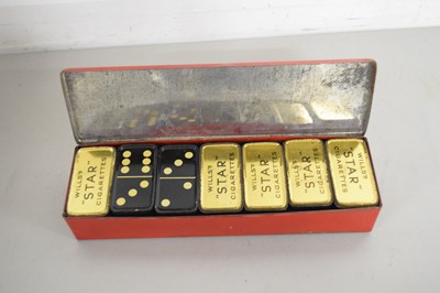 Lot 141 - SET OF WILLS STAR CIGARETTES PROMOTIONAL DOMINOES
