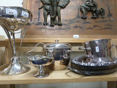 Lot 539 - Mixed Lot: EPNS and white metal wares