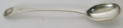 Lot 44 - A George IV silver basting spoon, Old English...