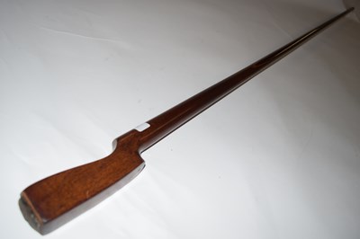 Lot 164 - Mace of rifle shape, probably European, used...