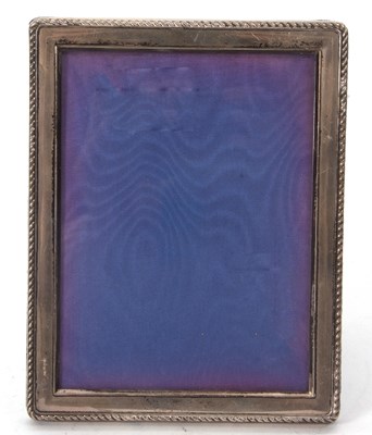 Lot 71 - An Elizabeth II silver photograph frame of...