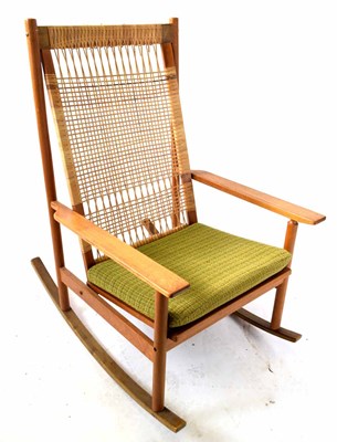 Lot 245 - Circa 1960s rustic style rocking chair