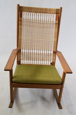 Lot 245 - Circa 1960s rustic style rocking chair