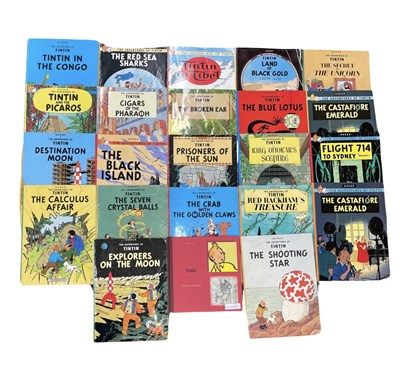 Lot 14 - A collection of 1990s TinTin softbound...