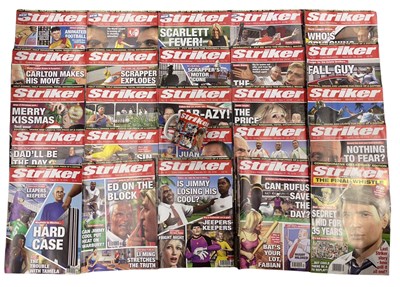 Lot 163 - A collection of Striker comic book/magazine...