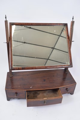 Lot 250 - 19th century mahogany framed dressing table...