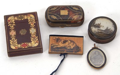 Lot 121 - Mixed Lot:  A Victorian picquet worked purse,...