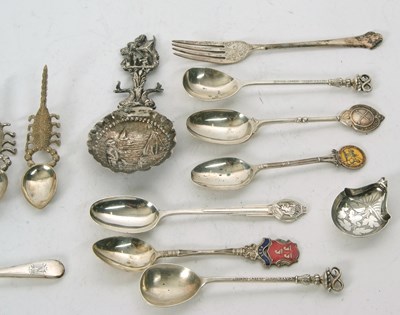 Lot 50 - Mixed Lot: A Dutch white metal decorative...