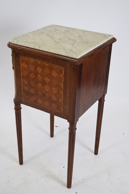 Lot 268 - Late 19th century French parquetry inlaid...