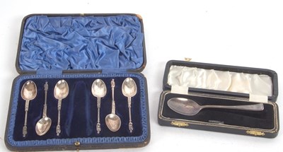 Lot 240 - Mixed Lot: A part cased set comprising of six...