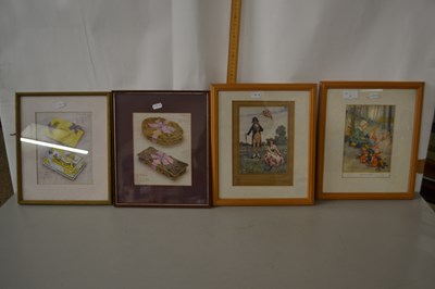 Lot 7 - Mixed Lot: Framed vintage advertising pictures...