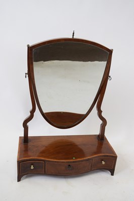 Lot 280 - 19th century mahogany framed dressing table...