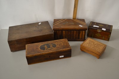 Lot 22 - Mixed Lot: Two Sorento ware boxes and three...