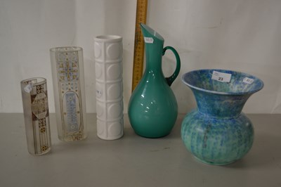 Lot 23 - Mixed Lot:  Various assorted vases, glass jug etc