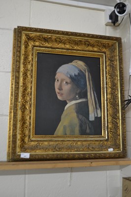 Lot 44 - After Vermeer, The Girl with the Pearl Earring,...