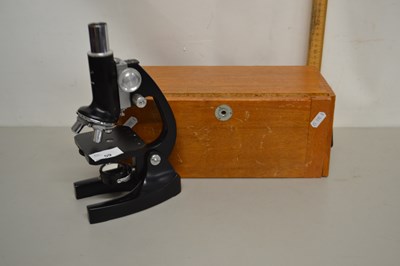 Lot 59 - PBL 40X-900X microscope with wooden case