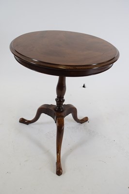 Lot 286 - 19th century mahogany wine table with circular...