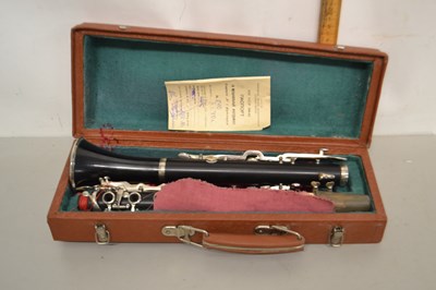 Lot 78 - Cased Russian clarinet