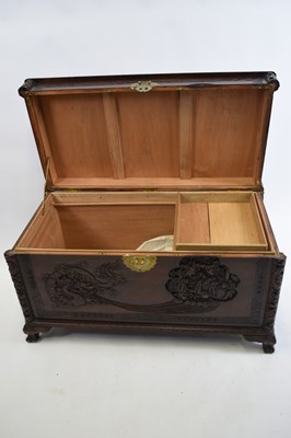 Lot 293 - Early 20th century Cantonese camphor wood...