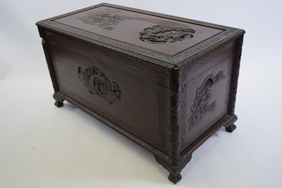 Lot 293 - Early 20th century Cantonese camphor wood...