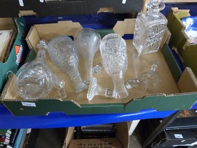 Lot 510 - Mixed Lot: Assorted decanters and other glass...