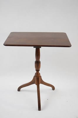 Lot 297 - 19th century mahogany wine table, the...