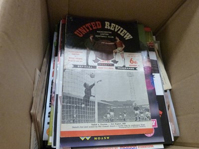 Lot 550 - Quantity of assorted football programs to...