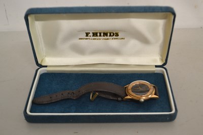 Lot 128 - Vintage Ardath gents wristwatch with leather...