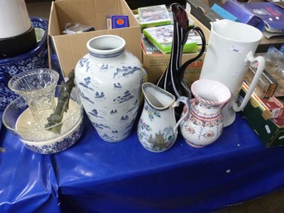 Lot 600 - Mixed Lot: Assorted ceramics and glass
